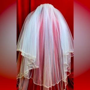 White Wedding Veil